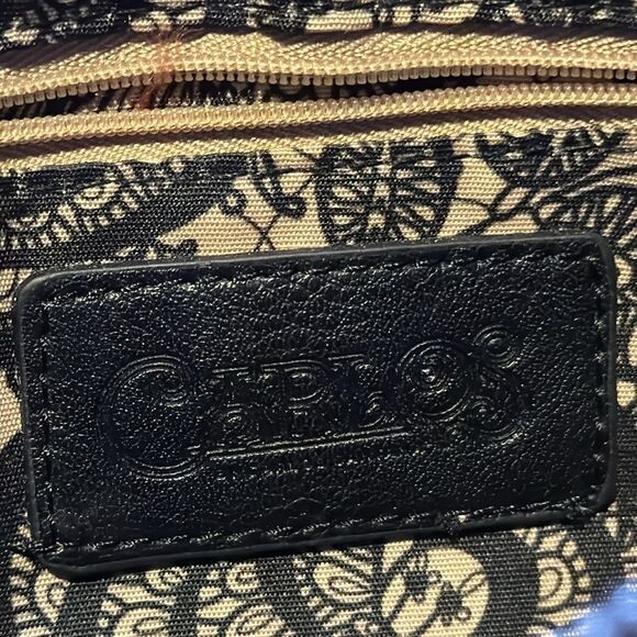 CARLOS SANTANA. Women's Black Julietta Fringe Wristlet Clutch - Picture 8 of 9